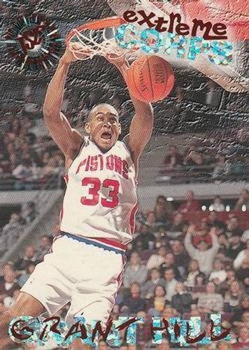 #108 Grant Hill - Detroit Pistons - 1995-96 Stadium Club Basketball
