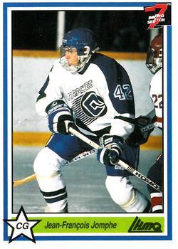 #108 Jean-Francois Jomphe - Shawinigan Cataractes - 1990-91 7th Inning Sketch QMJHL Hockey