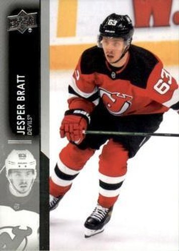 #108 Jesper Bratt - New Jersey Devils - 2021-22 Upper Deck Hockey