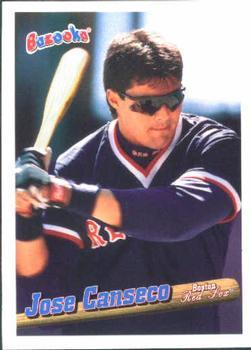 #108 Jose Canseco - Boston Red Sox - 1996 Bazooka Baseball