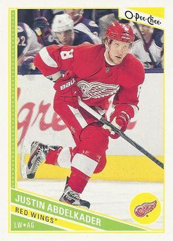 #108 Justin Abdelkader - Detroit Red Wings - 2013-14 O-Pee-Chee Hockey