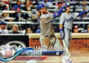 #108 Justin Turner - Los Angeles Dodgers - 2018 Topps Baseball