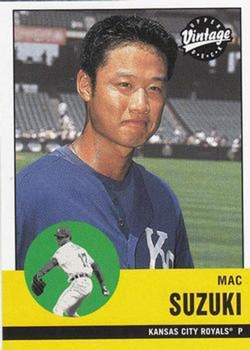 #108 Mac Suzuki - Kansas City Royals - 2001 Upper Deck Vintage Baseball