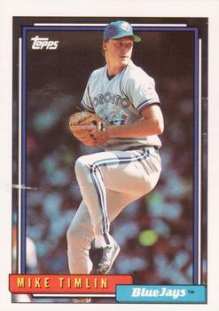 #108 Mike Timlin - Toronto Blue Jays - 1992 Topps Baseball