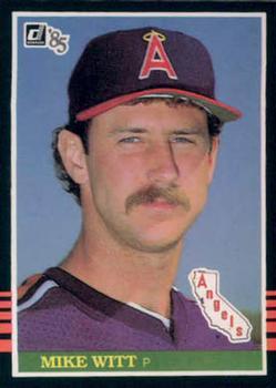 #108 Mike Witt - California Angels - 1985 Donruss Baseball
