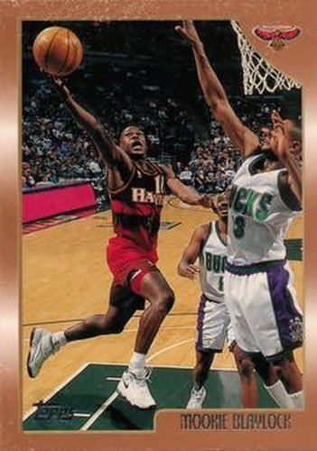 #108 Mookie Blaylock - Atlanta Hawks - 1998-99 Topps Basketball