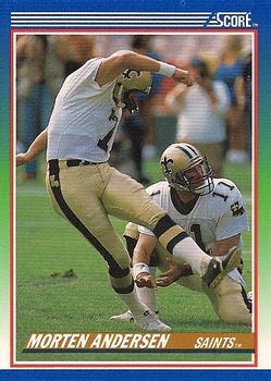 #108 Morten Andersen - New Orleans Saints - 1990 Score Football