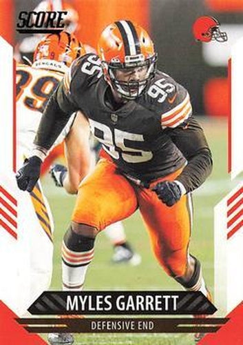 #108 Myles Garrett - Cleveland Browns - 2021 Score Football