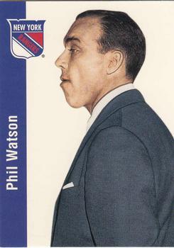 #108 Phil Watson - New York Rangers - 1994 Parkhurst Missing Link 1956-57 Hockey