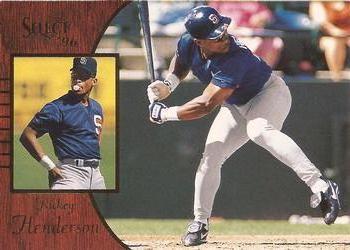 #108 Rickey Henderson - San Diego Padres - 1996 Select Baseball