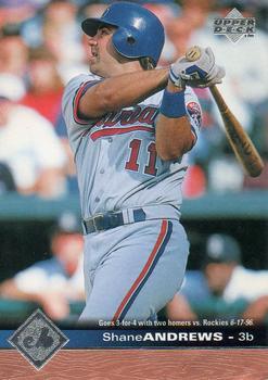 #108 Shane Andrews - Montreal Expos - 1997 Upper Deck Baseball