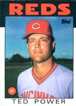 #108 Ted Power - Cincinnati Reds - 1986 Topps Baseball