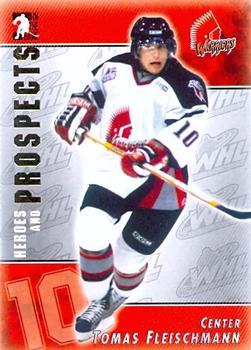 #108 Tomas Fleischmann - Moose Jaw Warriors - 2004-05 In The Game Heroes and Prospects Hockey