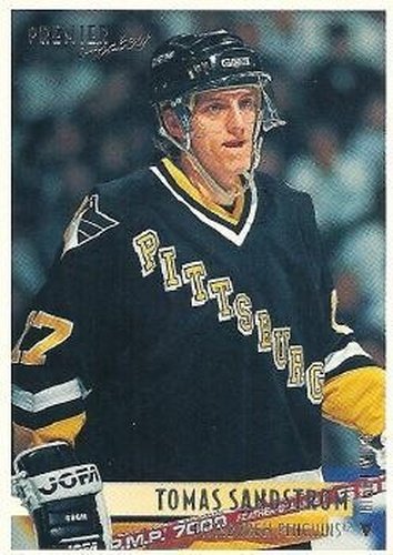 #108 Tomas Sandstrom - Pittsburgh Penguins - 1994-95 Topps Premier Hockey
