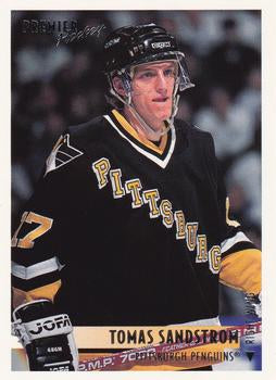 #108 Tomas Sandstrom - Pittsburgh Penguins - 1994-95 O-Pee-Chee Premier Hockey