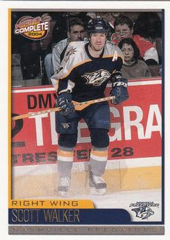 #108 Scott Walker - Nashville Predators - 2003-04 Pacific Complete Hockey