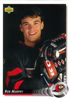 #108 Rob Murphy - Ottawa Senators - 1992-93 Upper Deck Hockey
