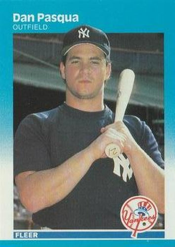 #108 Dan Pasqua - New York Yankees - 1987 Fleer Baseball