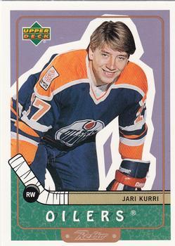 #108 Jari Kurri - Edmonton Oilers - 1999-00 Upper Deck Retro Hockey