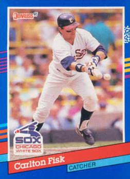 #108 Carlton Fisk - Chicago White Sox - 1991 Donruss Baseball