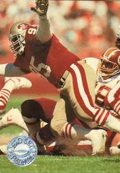 #108 Michael Carter - San Francisco 49ers - 1991 Pro Set Platinum Football