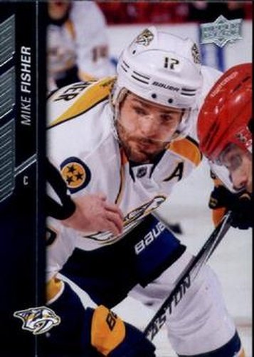 #108 Mike Fisher - Nashville Predators - 2015-16 Upper Deck Hockey
