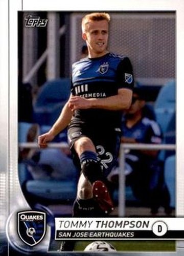 #108 Tommy Thompson - San Jose Earthquakes - 2020 Topps MLS Soccer