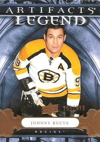 #108 Johnny Bucyk - Boston Bruins - 2009-10 Upper Deck Artifacts Hockey