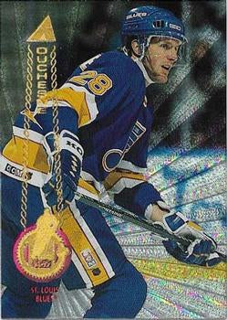 #108 Steve Duchesne - St. Louis Blues - 1994-95 Pinnacle Hockey - Rink Collection