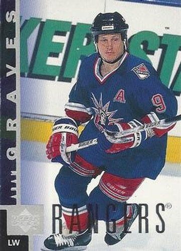 #108 Adam Graves - New York Rangers - 1997-98 Upper Deck Hockey