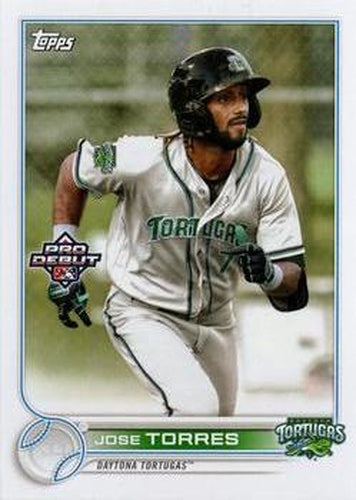 #PD-108 Jose Torres - Daytona Tortugas - 2022 Topps Pro Debut Baseball