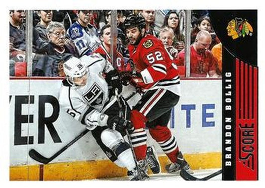 #108 Brandon Bollig - Chicago Blackhawks - 2013-14 Score Hockey