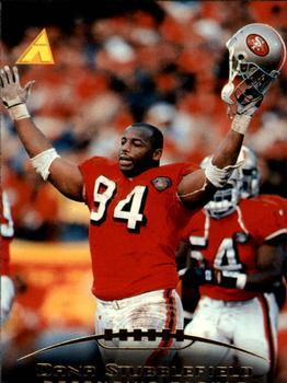 #108 Dana Stubblefield - San Francisco 49ers - 1995 Pinnacle Football
