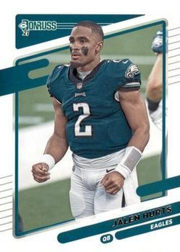 #108b Jalen Hurts - Philadelphia Eagles - 2021 Donruss Football