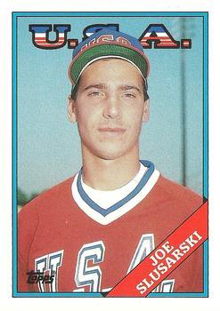#109T Joe Slusarski - USA - 1988 Topps Traded Baseball