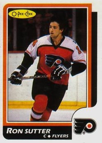 #109 Ron Sutter - Philadelphia Flyers - 1986-87 O-Pee-Chee Hockey