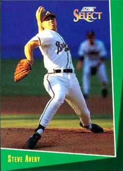 #109 Steve Avery - Atlanta Braves - 1993 Select Baseball