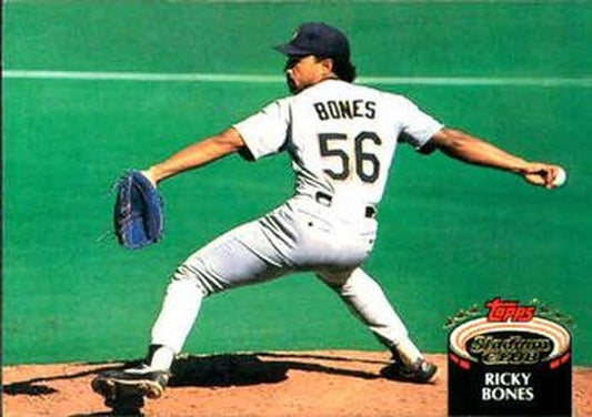 #109 Ricky Bones - San Diego Padres - 1992 Stadium Club Baseball