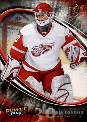 #109 Chris Osgood - Detroit Red Wings - 2008-09 Upper Deck Power Play Box Set Hockey