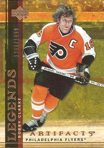 #109 Bobby Clarke - Philadelphia Flyers - 2007-08 Upper Deck Artifacts Hockey