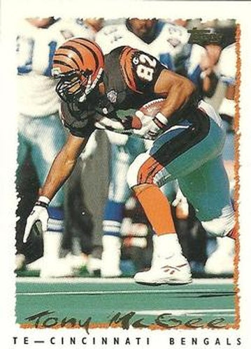 #109 Tony McGee - Cincinnati Bengals - 1995 Topps Football