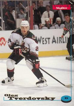 #109 Oleg Tverdovsky - Phoenix Coyotes - 1996-97 SkyBox Impact Hockey