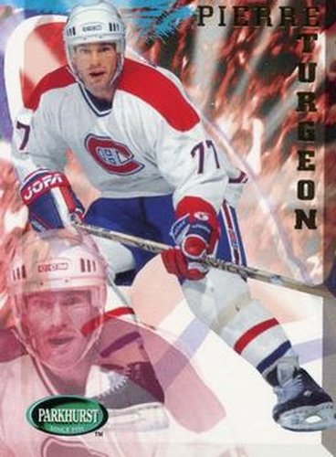 #109 Pierre Turgeon - Montreal Canadiens - 1995-96 Parkhurst International Hockey