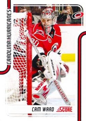#109 Cam Ward - Carolina Hurricanes - 2011-12 Score Hockey