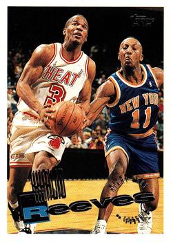 #109 Khalid Reeves - Miami Heat - 1995-96 Topps Basketball