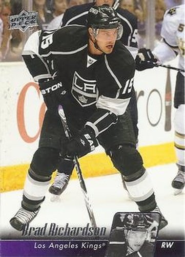 #109 Brad Richardson - Los Angeles Kings - 2010-11 Upper Deck Hockey