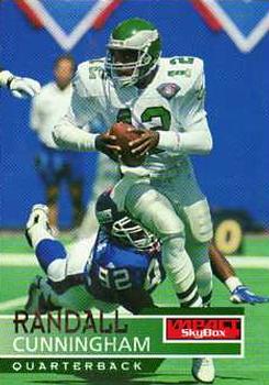 #109 Randall Cunningham - Philadelphia Eagles - 1995 SkyBox Impact Football