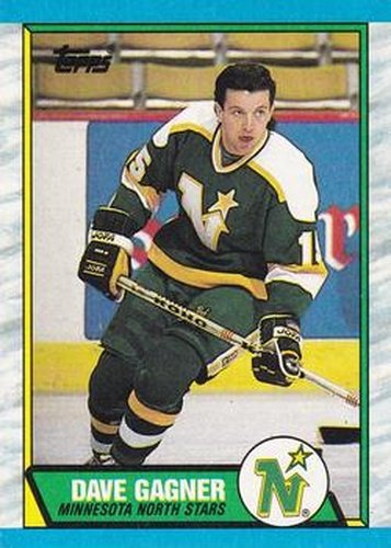 #109 Dave Gagner - Minnesota North Stars - 1989-90 Topps Hockey