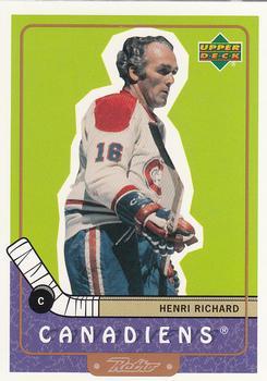 #109 Henri Richard - Montreal Canadiens - 1999-00 Upper Deck Retro Hockey