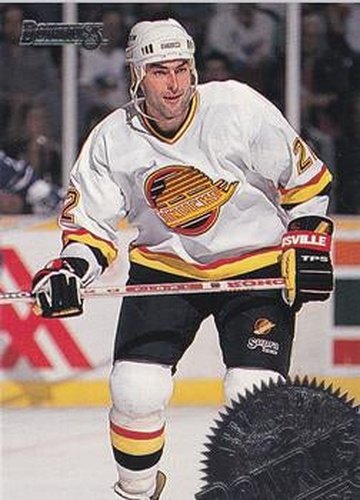 #109 Jeff Brown - Vancouver Canucks - 1994-95 Donruss Hockey